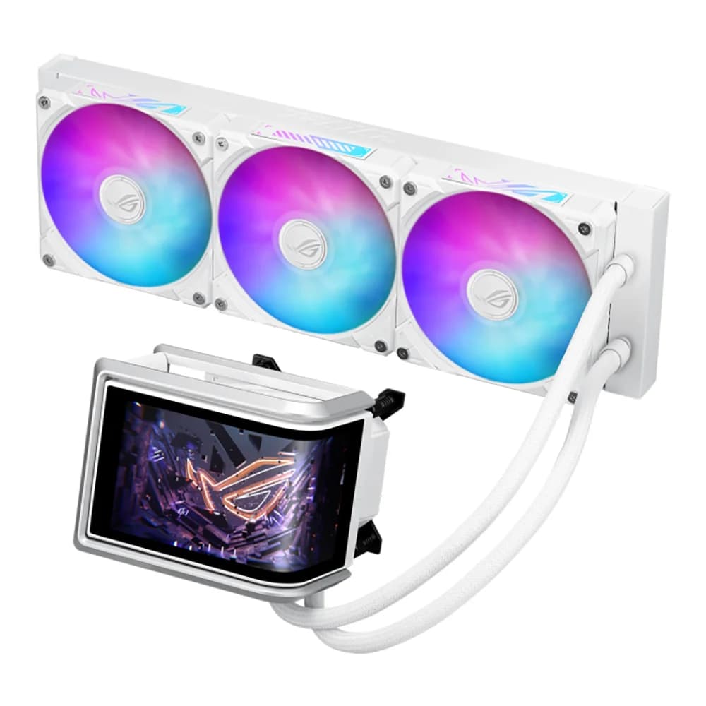 BM - CPU LIQUID COOLER (ระบบระบายความร้อนด้วยน้ำ) ASUS ROG RYUO IV 360 ARGB - WHITE EDITION