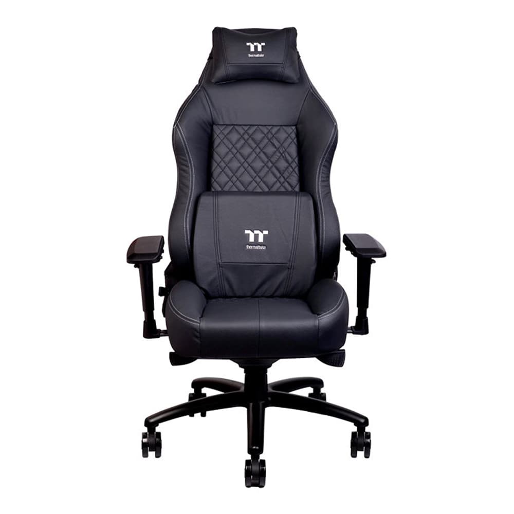 GAMING CHAIR (เก้าอี้เกมมิ่ง) THERMALTAKE X COMFORT REAL LEATHER (BLACK) (GGC-XCR-BBLFDL-TW)