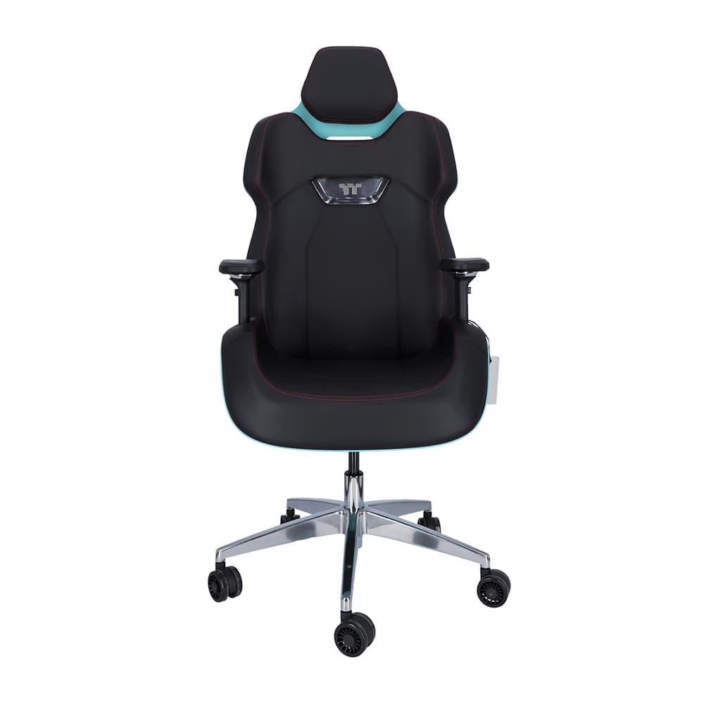 GAMING CHAIR (เก้าอี้เกมมิ่ง) THERMALTAKE ARGENT E700 REAL LEATHER (GGC-ARG-BTLFDL-01) (TURQUOISE) (สินค้าต้องประกอบก่อนใช้งาน)