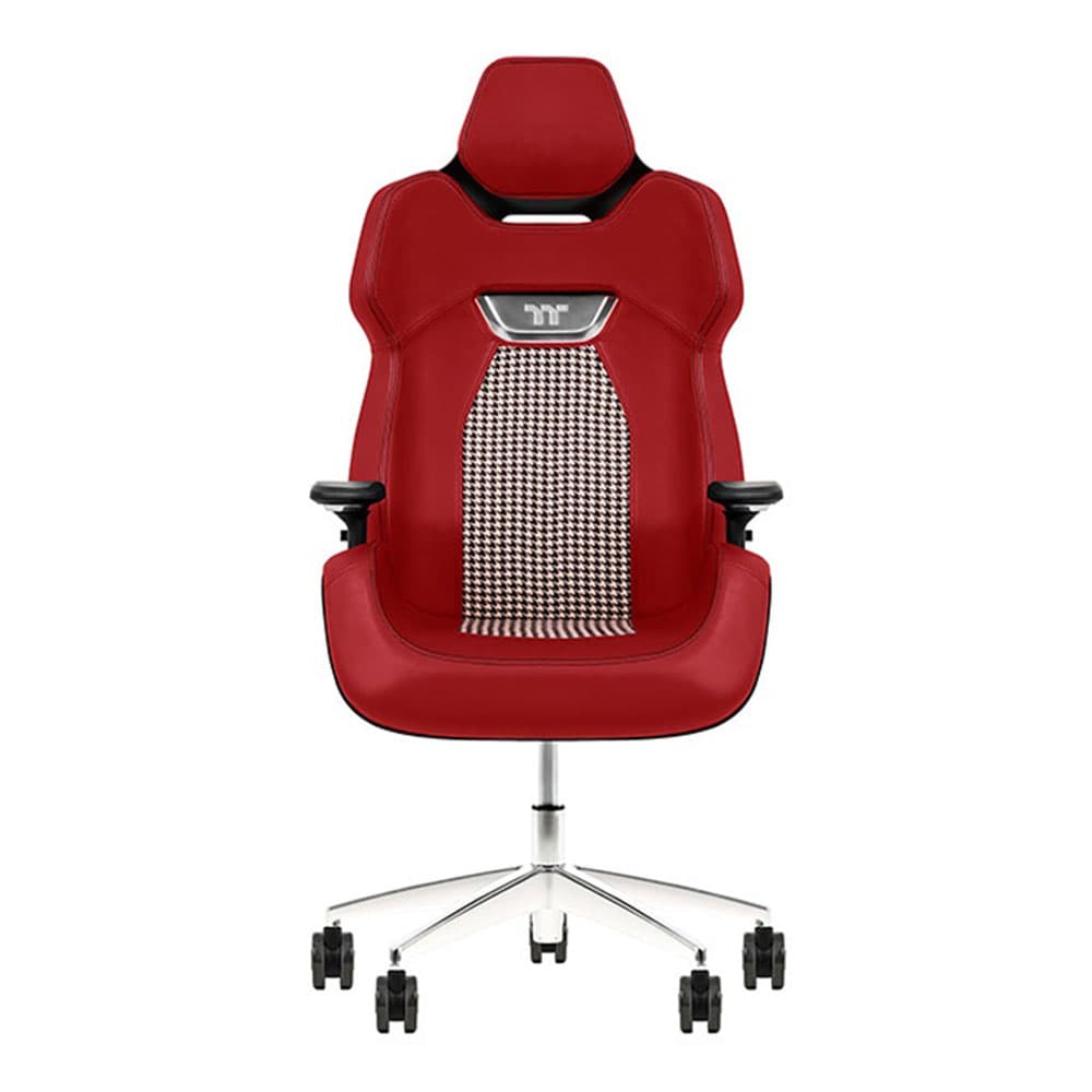 GAMING CHAIR (เก้าอี้เกมมิ่ง) THERMALTAKE ARGENT E700 REAL LEATHER (GGC-ARG-RBLFDL-01) (BLACK HOUNDSTOOTH FABRIC) (สินค้าต้องประกอบก่อนใช้งาน)