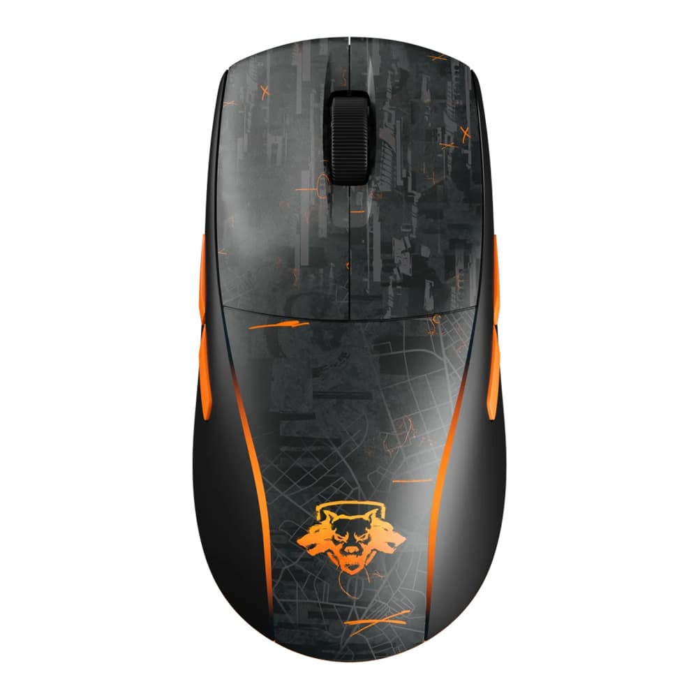 WIRELESS MOUSE (เมาส์ไร้สาย) CORSAIR M75 CALL OF DUTY BLACK OPS 6 EDITION (BLACK-ORANGE) (CH-931D11D-NA)