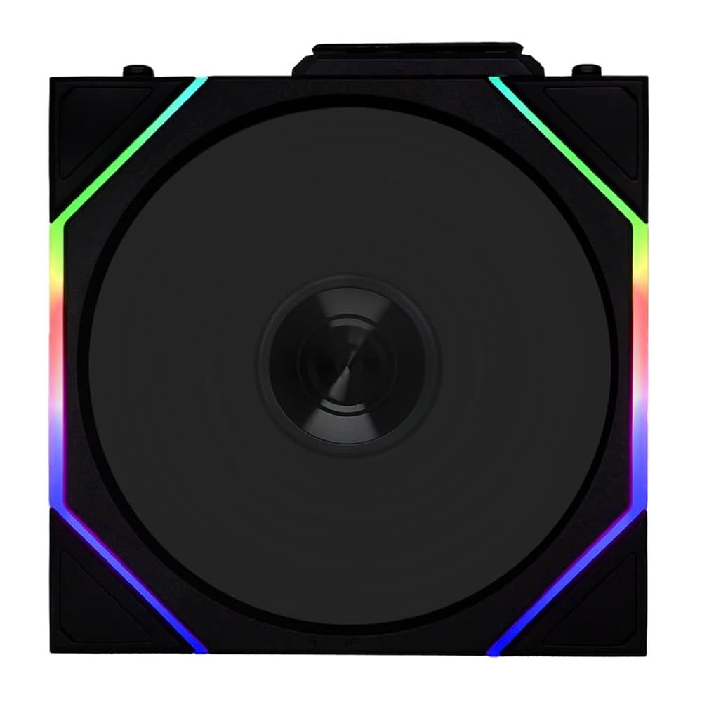CASE FAN (พัดลมเคส) LIAN LI UNI FAN TL 120 REVERSE BLADE WIRELESS - BLACK (12RTL1W1B)