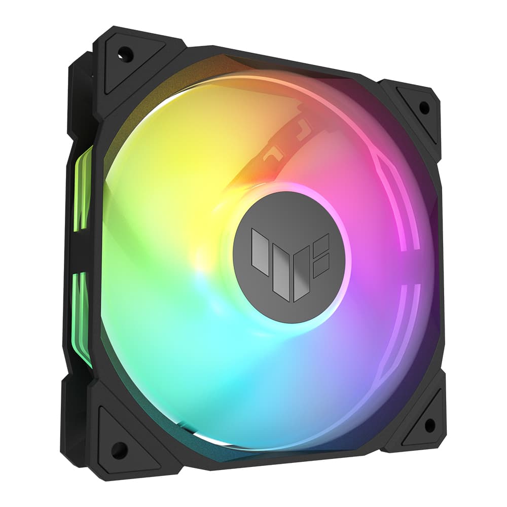CASE FAN (พัดลมเคส) ASUS TUF GAMING TR120 ARGB REVERSE FAN - BLACK