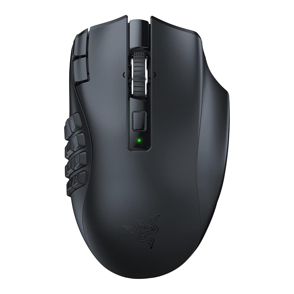 WIRELESS MOUSE (เมาส์ไร้สาย) RAZER NAGA V2 HYPERSPEED - BLACK