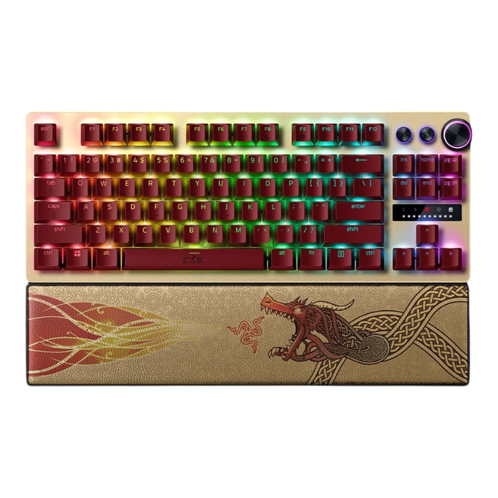 KEYBOARD (คีย์บอร์ด) RAZER HUNTSMAN V3 PRO TENKEYLESS - RAZER ANALOG OPTICAL SWITCH GEN-2 CHROMA RGB EN COUNTER-STRIKE 2 EDITION