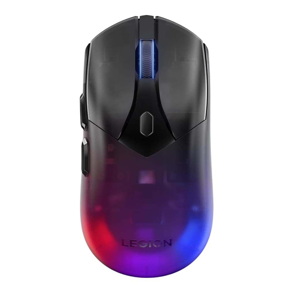 WIRELESS MOUSE (เมาส์ไร้สาย) LENOVO LEGION M410 WIRELESS RGB - TRANSPARENT BLACK GY51P83012