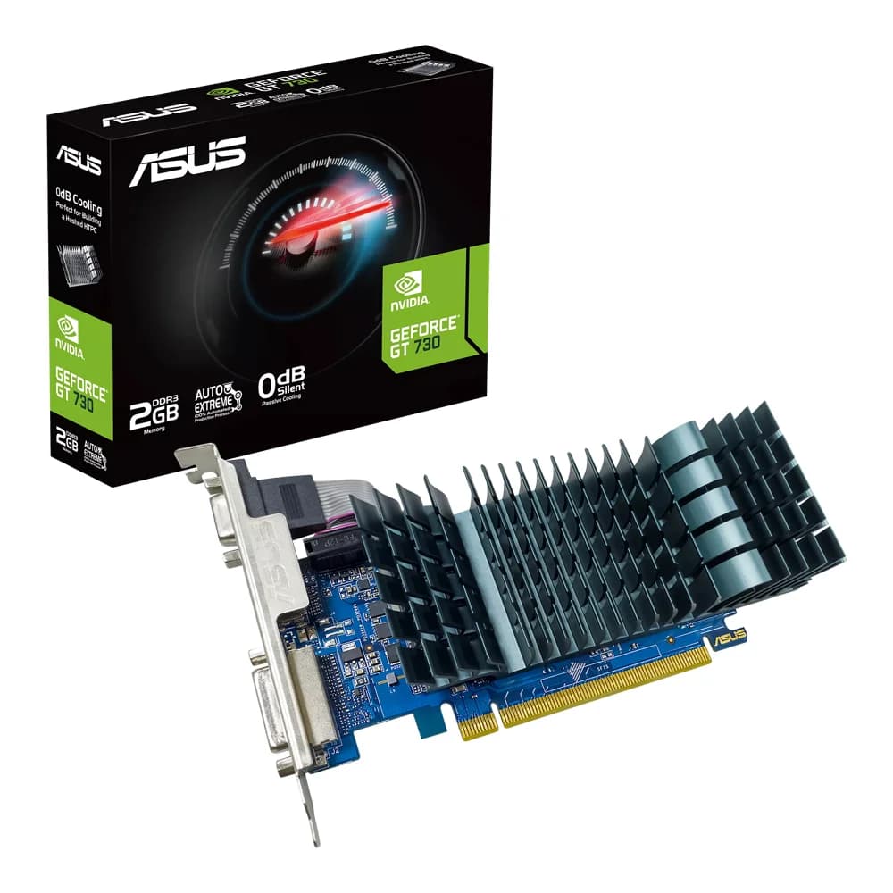 BM - VGA (การ์ดแสดงผล) ASUS GEFORCE GT 730 2GB DDR3 EVO (GT730-SL-2GD3-BRK-EVO)